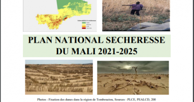 PLAN NATIONAL DE LA SECHERESSE
